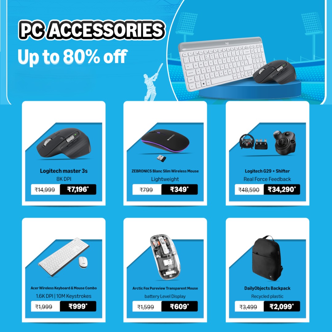 PC Accessories - Up to 80% off