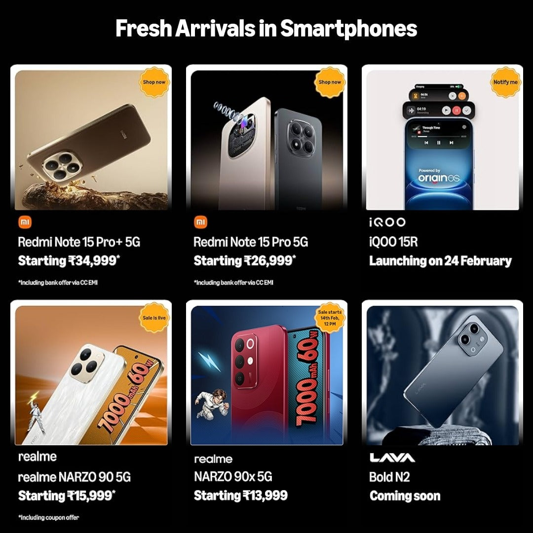 Fresh Arrivals in Smartphones