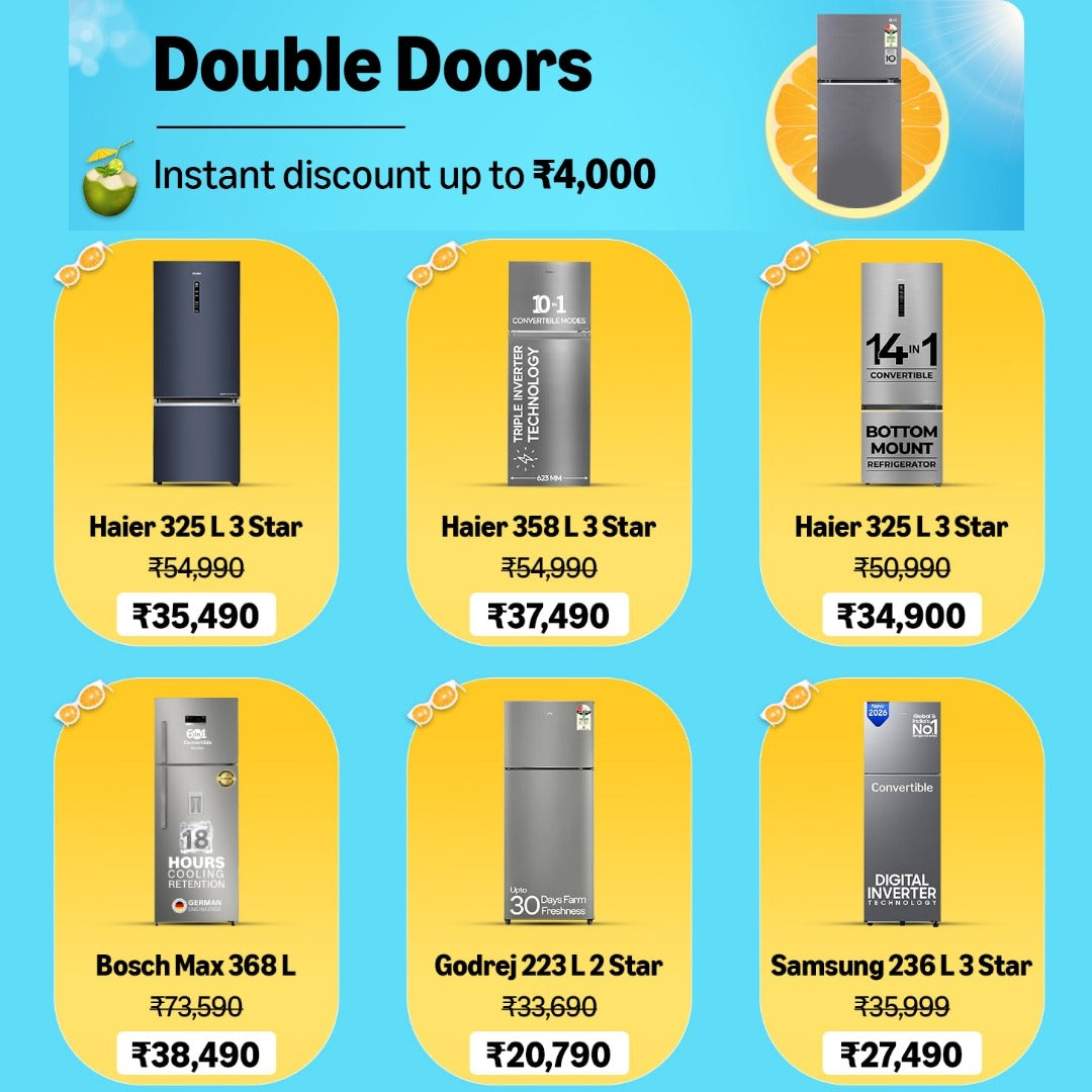 Double Door Refrigerators