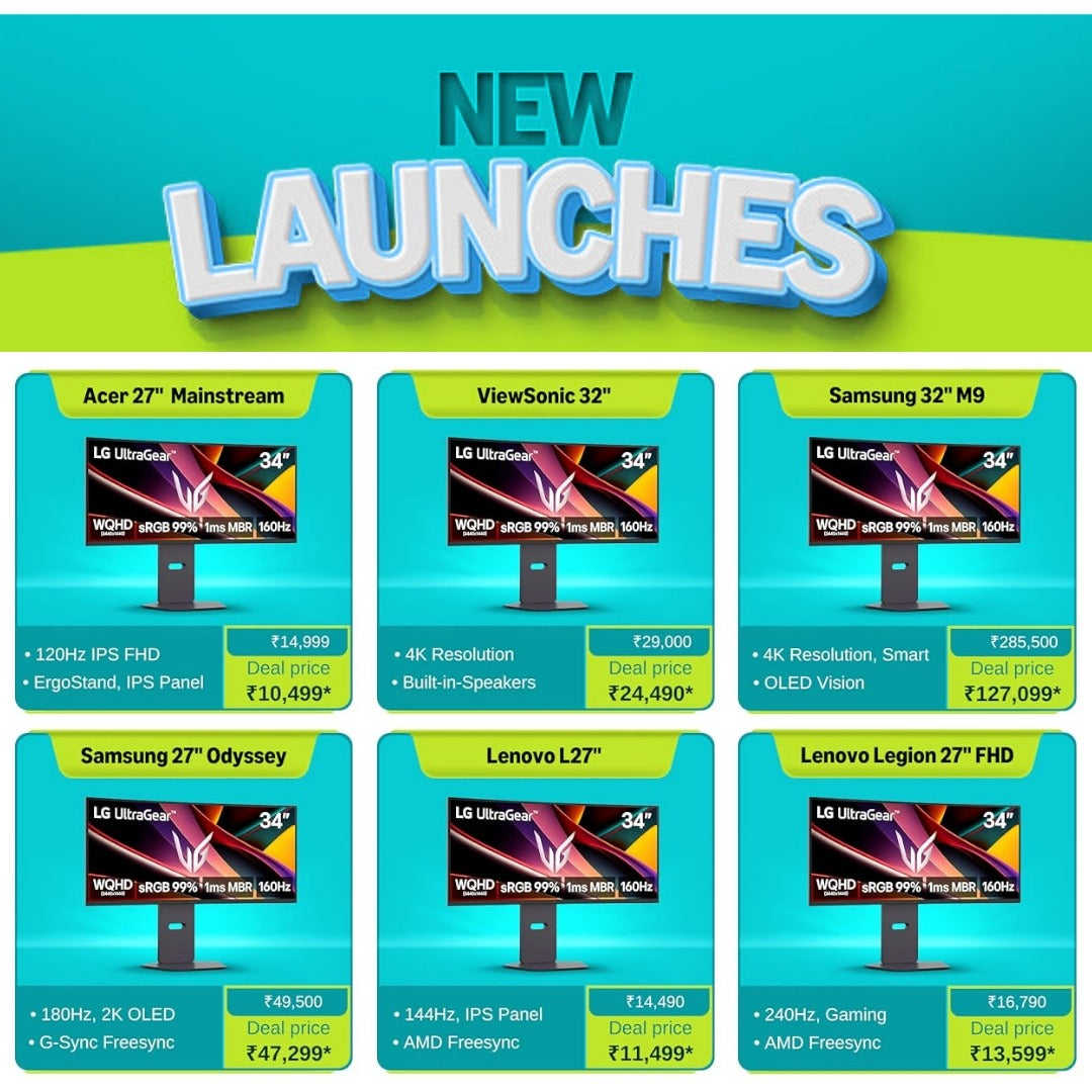 Monitors | New Launches