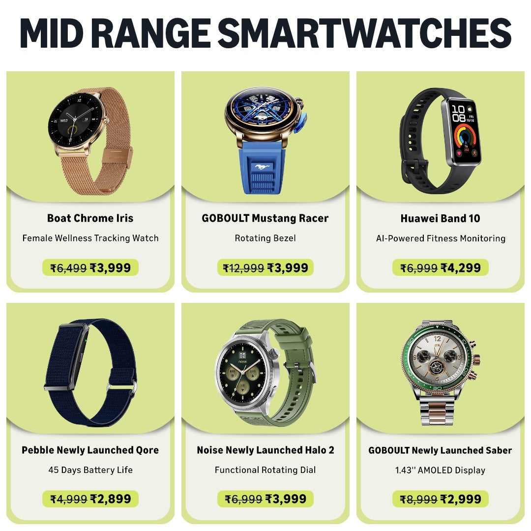 Mid Range Smartwatches