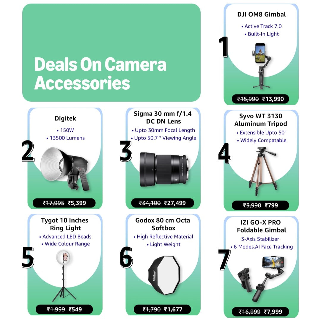 Deals On Camera Accessories