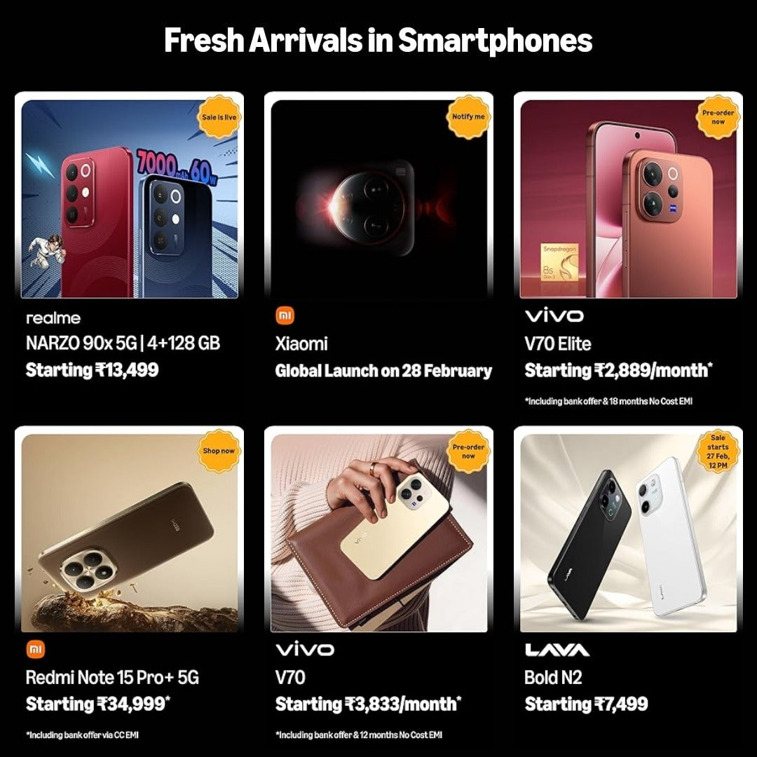 Fresh Arrivals In Smartphones