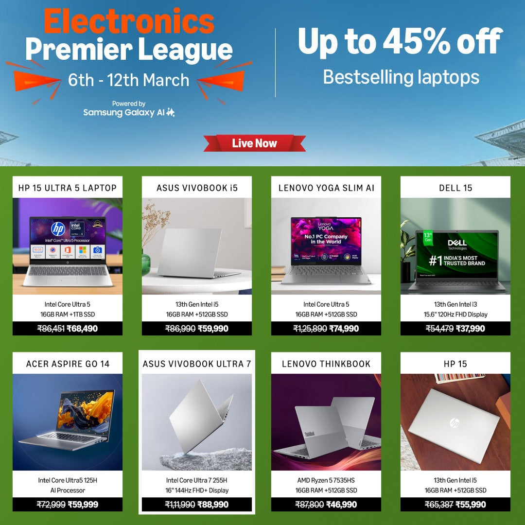 Bestselling laptops - Up to 45% off