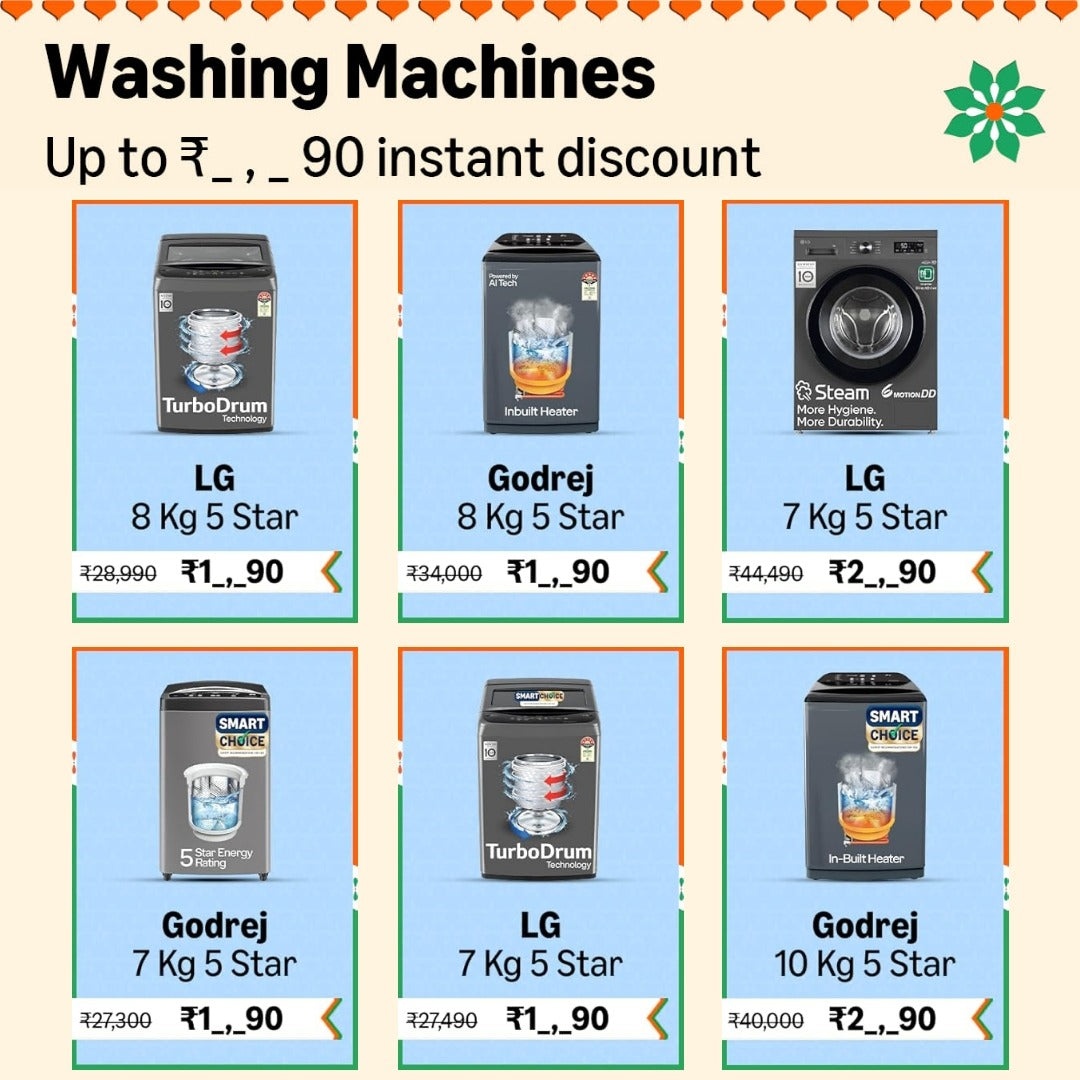 💥 Deals on Washing Machines