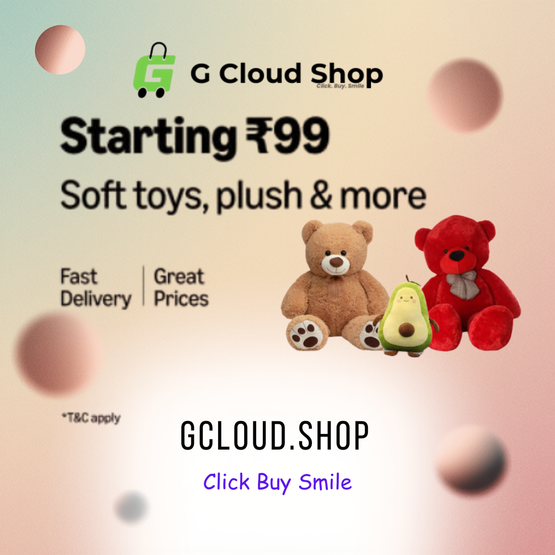 Starting 99 Soft toys, plush & more