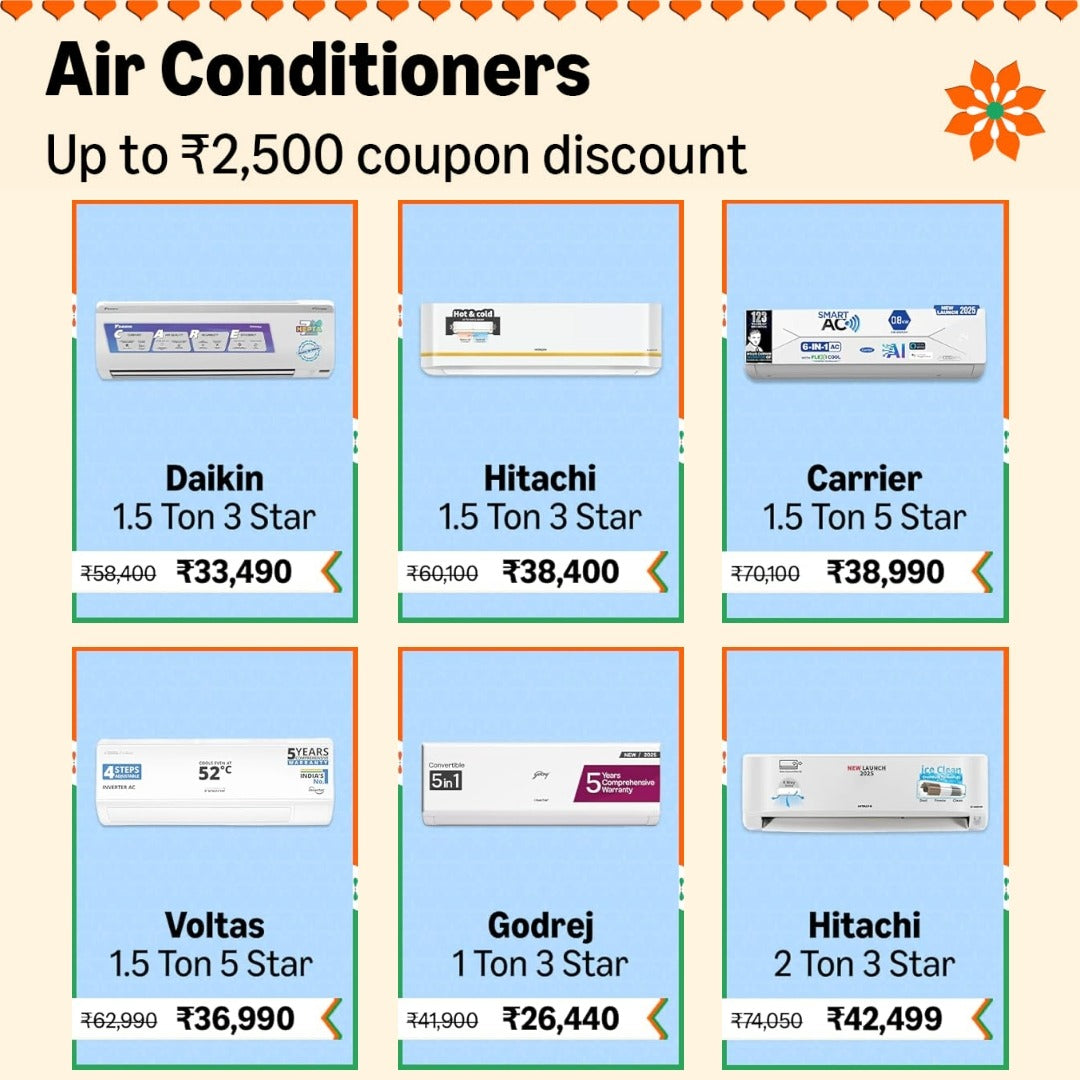 ❄️ Air Conditioners | Republic Day Sale