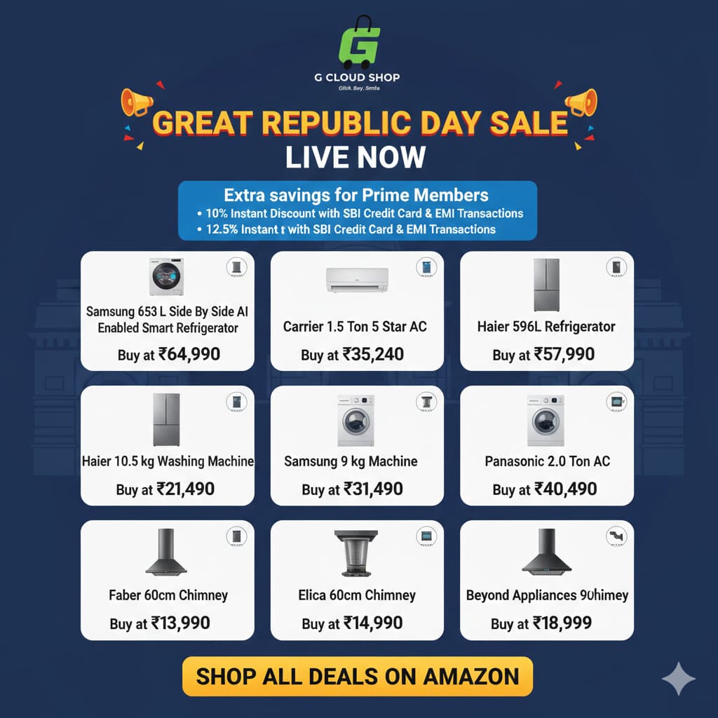Electronics - Up to 65% off on Appliances