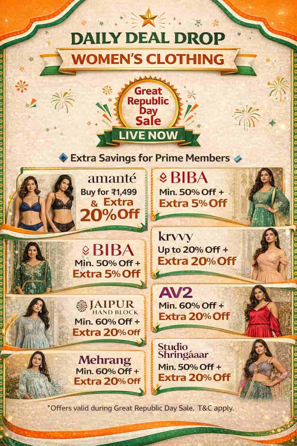 ⭐ DAILY DEAL DROP | WOMEN’S CLOTHING