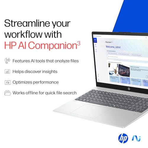 HP Omnibook 5 OLED, Snapdragon X Processor (16GB LPDDR5x,1TB SSD) 2K OLED, Micro-Edge, 16''/40.6cm, Win11, M365*Office24, Glacier Silver, 1.59kg, fb0001QU, FHD Camera, Backlit, Next-Gen AI Laptop