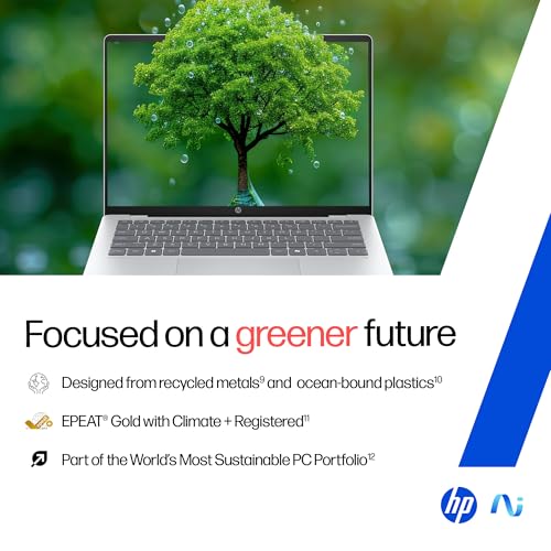 HP Omnibook 5 OLED, Snapdragon X Processor (16GB LPDDR5x,1TB SSD) 2K OLED, Micro-Edge, 16''/40.6cm, Win11, M365*Office24, Glacier Silver, 1.59kg, fb0001QU, FHD Camera, Backlit, Next-Gen AI Laptop
