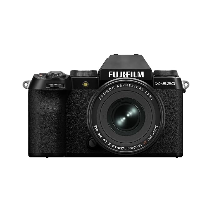Fujifilm X-S20 26.1MP Mirrorless Camera with 16-50mm Lens | APS-C X-Trans | IBIS | 6.2K Video