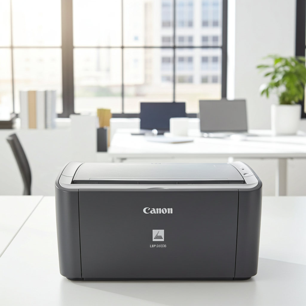 Canon LBP 2900 Monochrome Laser Printer with New Toner & Cables (Refurbished)