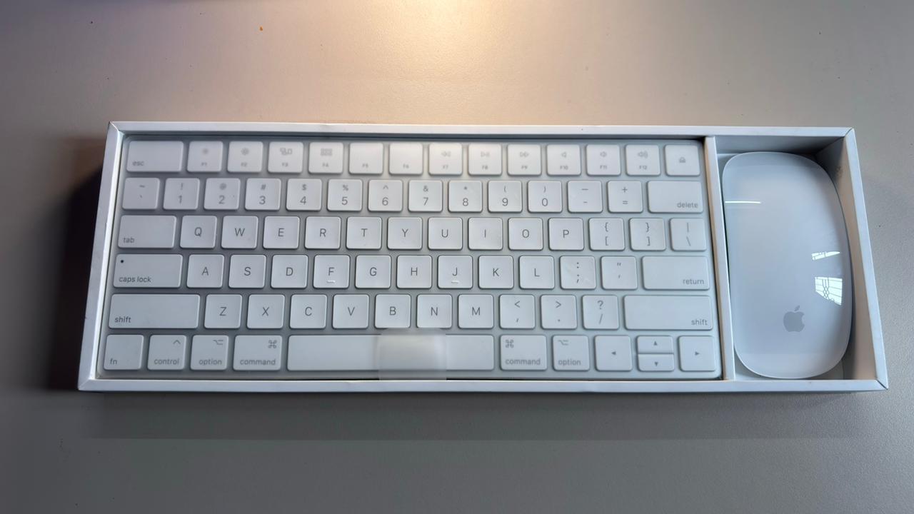 Apple Wireless Magic Keyboard 2 with Apple Magic Bluetooth Mouse 2 (Lighting Cable Edition)