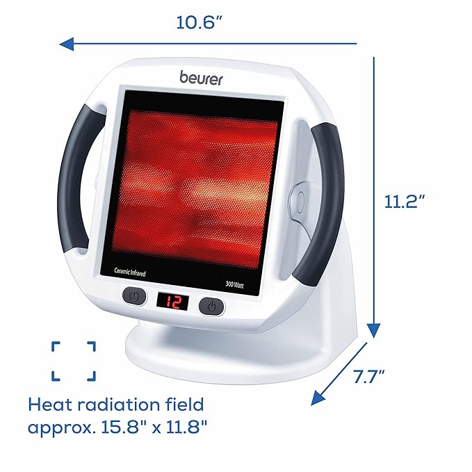beurer-il50-infrared-heat-lamp-pain-relief-red