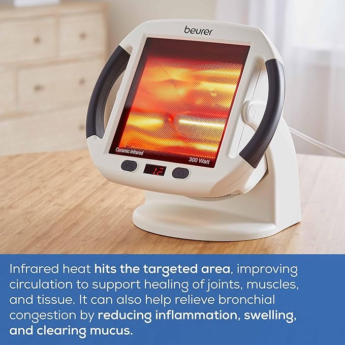 beurer-il50-infrared-heat-lamp-pain-relief-red