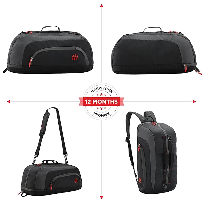 harissons-jake-duffel-gym-bag-31l-black-grey