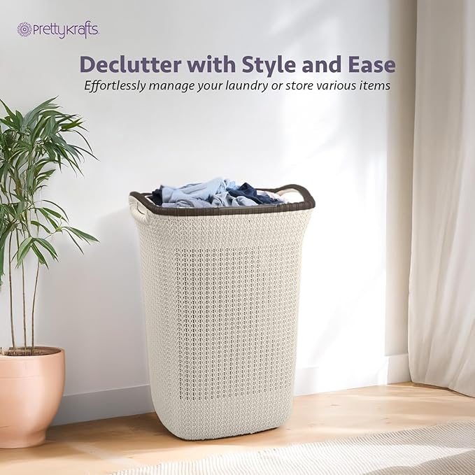 prettykrafts-60l-laundry-basket-lid