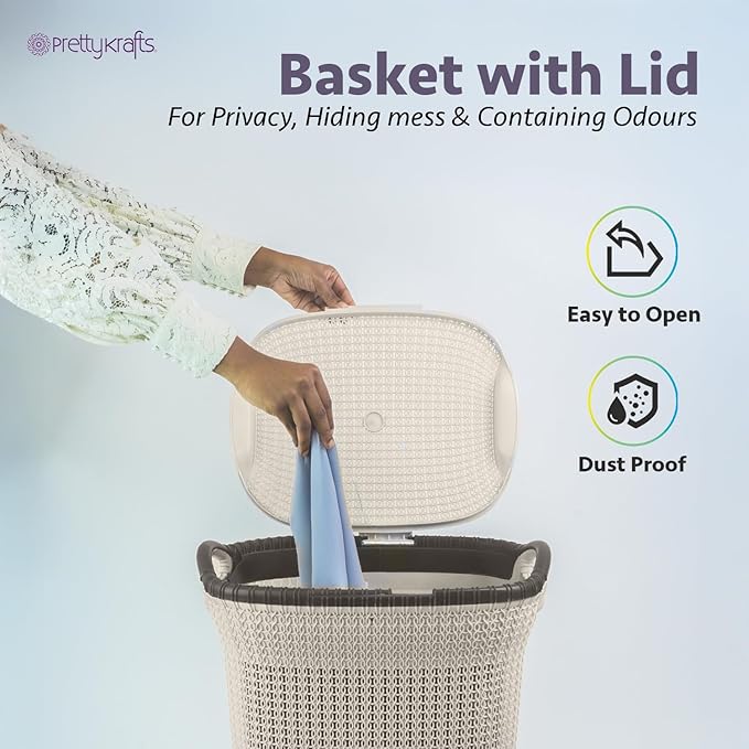 prettykrafts-60l-laundry-basket-lid